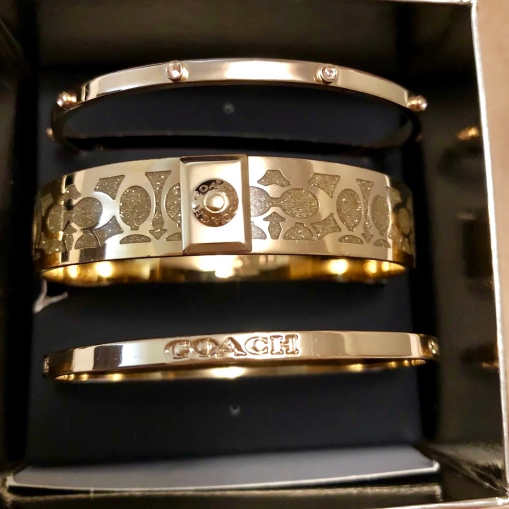 Coach Bangle Set Brand New